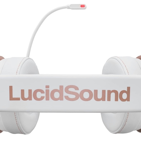 LUCID SOUND wireless LS35x gaming headphones set w mic, Rose Gold - Picture 5 of 5
